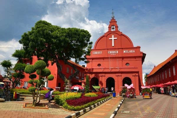 Description: christ-church-dutch-square-known-red-square-m-13831989