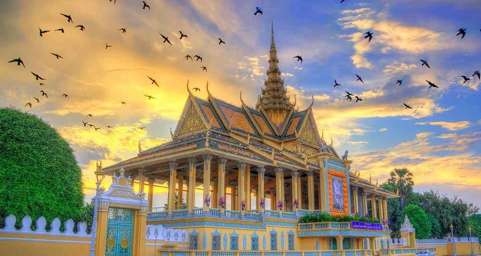 Hoàng cung - một trong những biểu tượng Hoàng gia của Campuchia