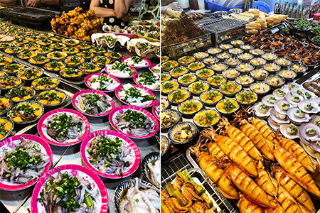 Thưởng thức món ăn ngon ở chợ đêm Phú Quốc